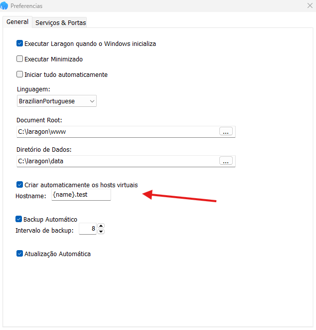 Laragon - Auto Virtual Host